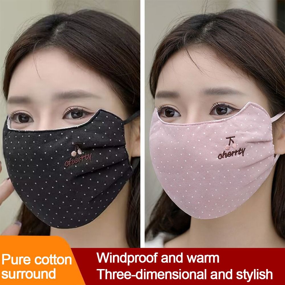 Cloth Face Mask Washable - Moda Baskı Nefes Koruma Yüz Kapatma