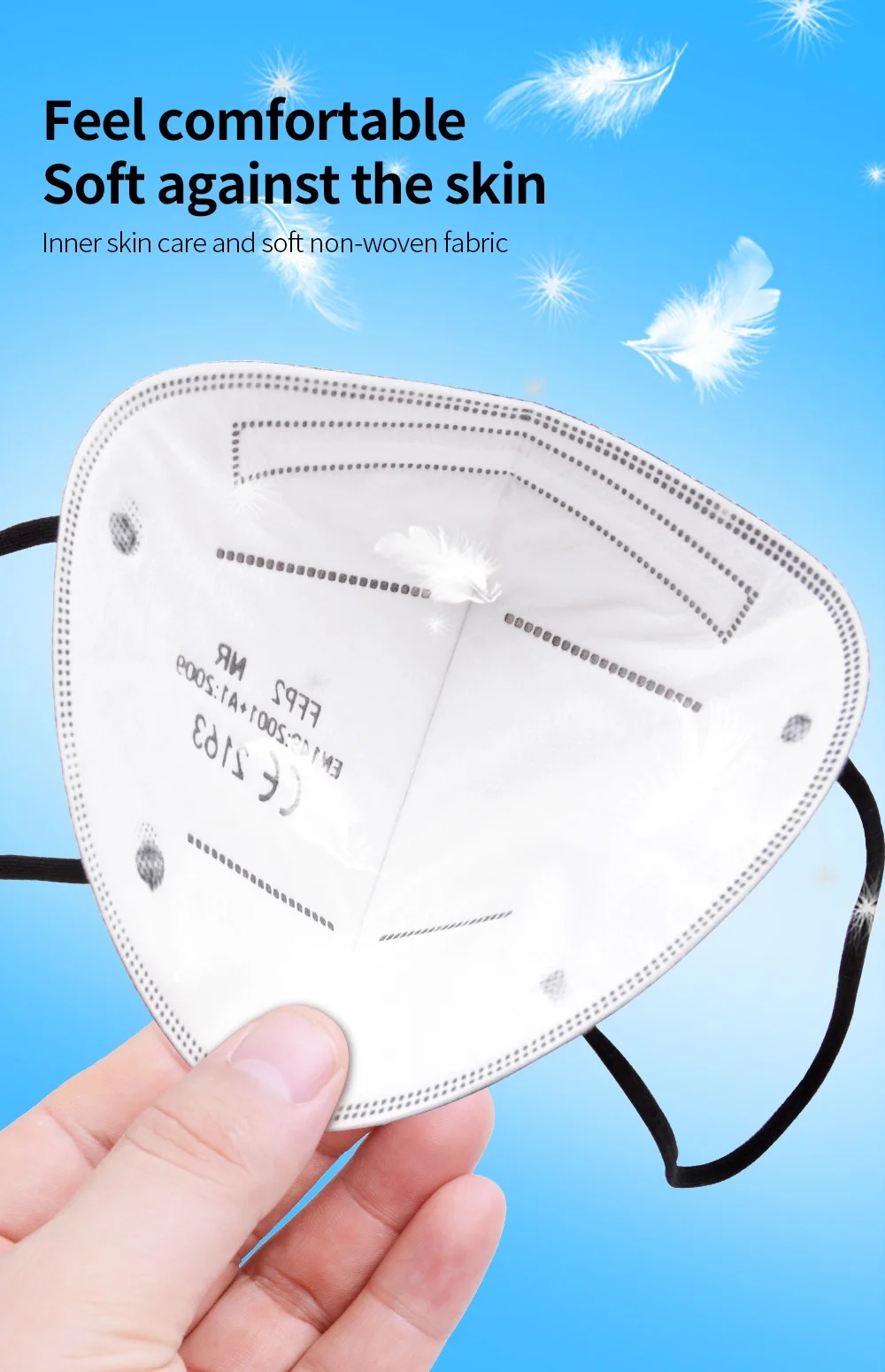 5 Katmanlı FFP2 Maskeler CE On - Disposable Mask Blue incelemesi ve fiyatı